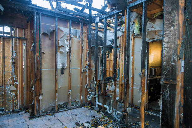 Professional Fire Damage Restoration technician working in San Jose, CA